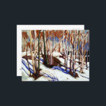 Thomson - Early Spring, Canoe Lake, Postcard<br><div class="desc">Tom Thomson's popular painting: Early Spring,  Canoe Lake.</div>