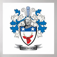Thomson Family Crest Coat of Arms