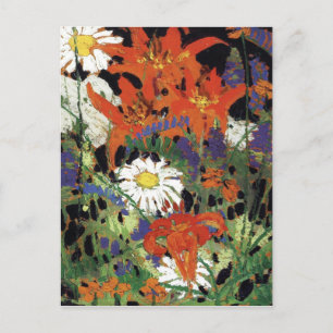 Thomson - Marguerites, Wood Lilies and Vetch Postcard