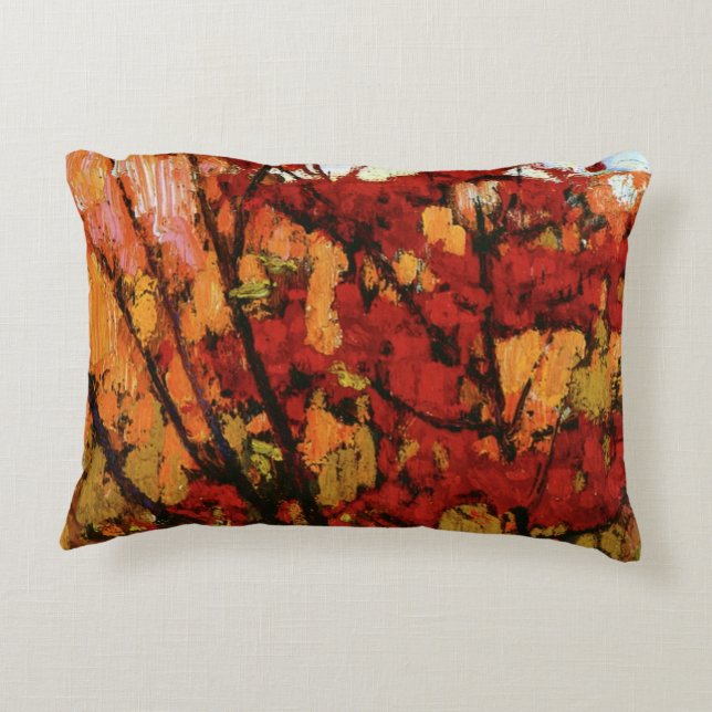 Thomson - Soft Maple in Autumn Decorative Cushion (Back)