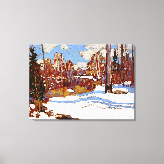 Thomson - Woods in the Winter Canvas Print (Front)