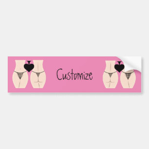 Thong Panty Spade Thunder_Cove Bumper Sticker