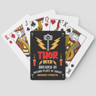 Thor Beer Thor Fat - Thor Hammer - Thor Axe Playing Cards