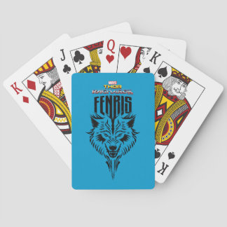 Thor: Ragnarok | Fenris Wolf Graphic Playing Cards