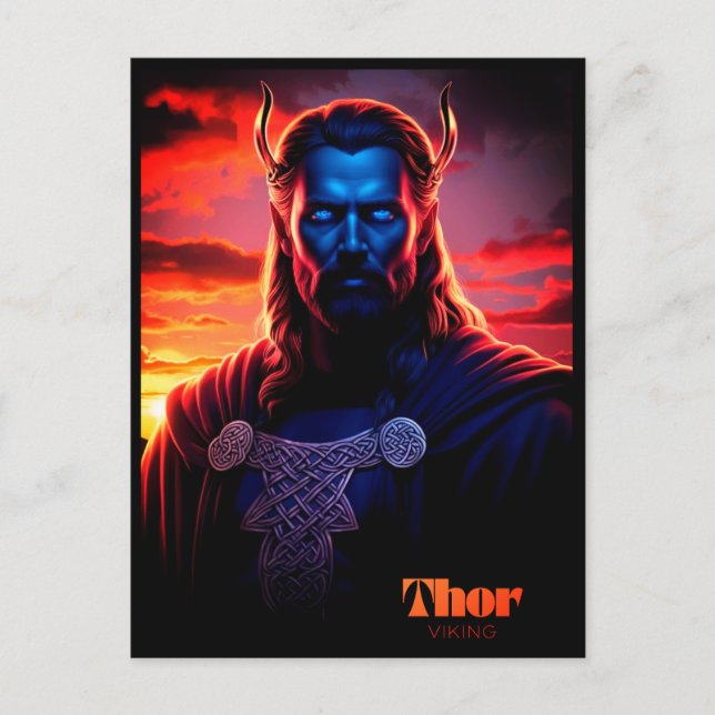 THOR VIKING POSTCARD (Front)