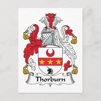 Thorburn Family Crest Postcard