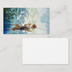 Thoreau Fishing at Walden Pond by N. C. Wyeth Business Card