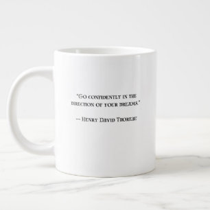 Thoreau Inspirational Motivational Quote Gift Mug