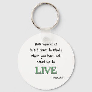 Thoreau on Writing Key Ring