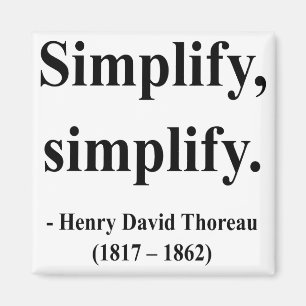 Thoreau Quote 1a Magnet