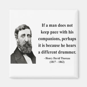Thoreau Quote 4b Magnet