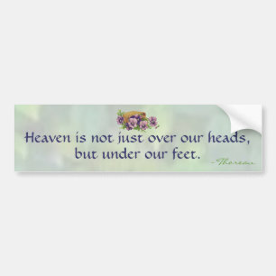 Thoreau's Heaven Bumper Sticker
