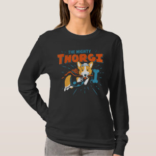 Thorgi The God Of Thunder  Corgi  Corgi Owner T-Shirt