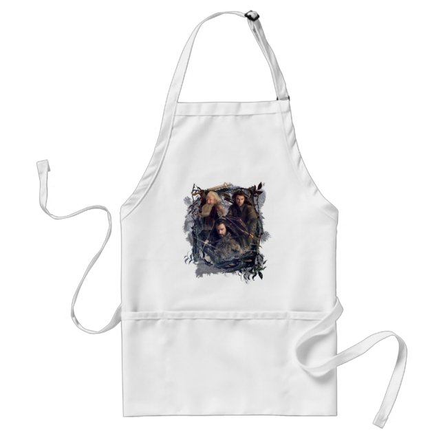 Thorin, Kili, and Balin Graphic Standard Apron (Front)