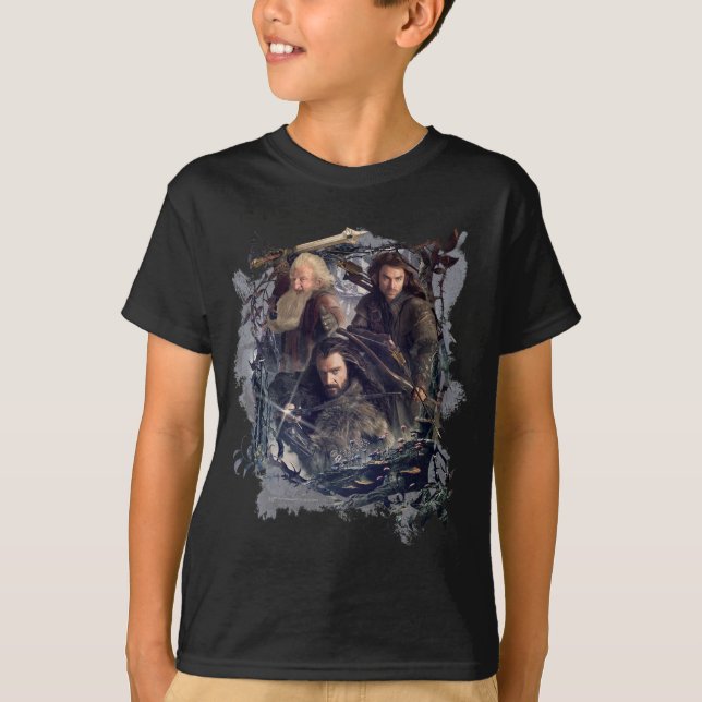 Thorin, Kili, and Balin Graphic T-Shirt (Front)