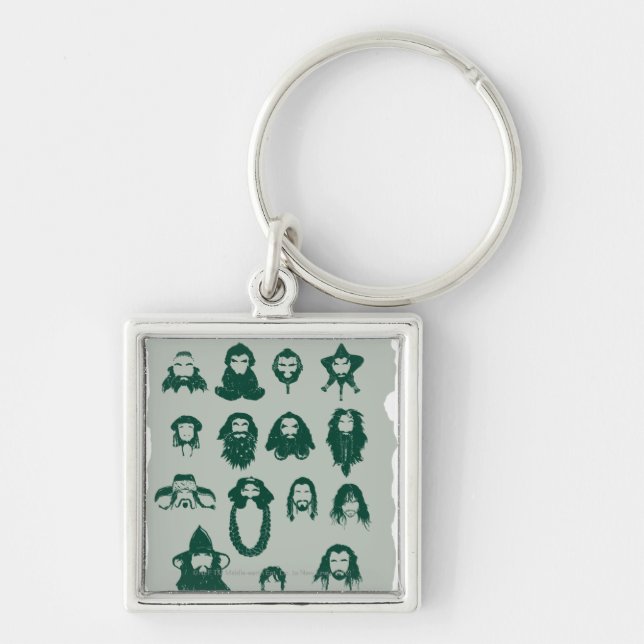 THORIN OAKENSHIELD™ and Company Hair Key Ring (Front)