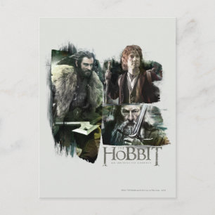 THORIN OAKENSHIELD™, BAGGINS™, and Gandalf Log Postcard