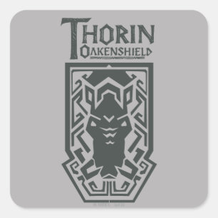 THORIN OAKENSHIELD™ Shield Symbol Square Sticker