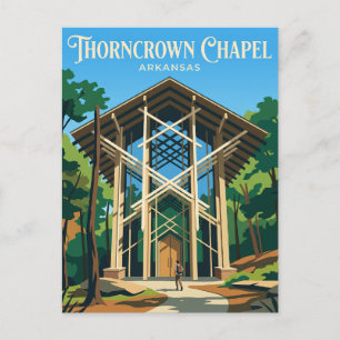 Thorncrown Chapel USA Postcard