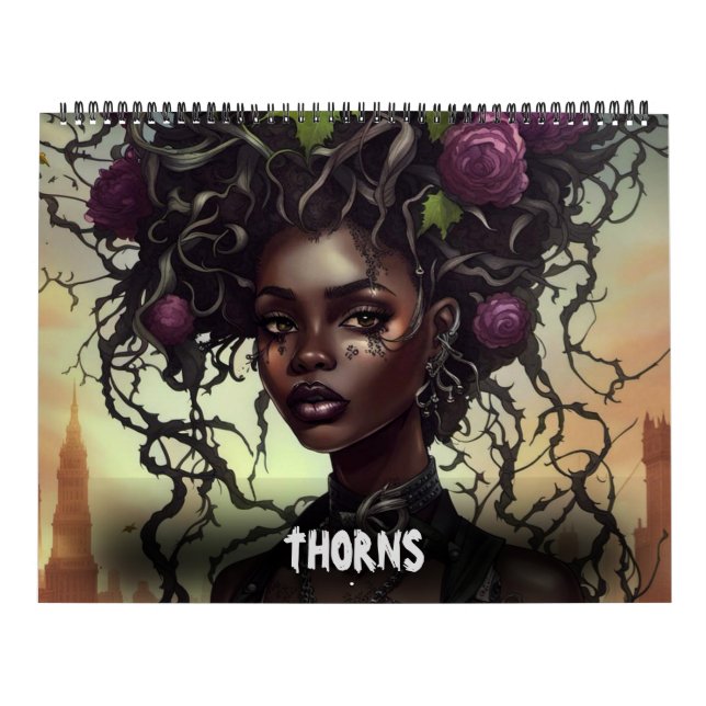 THORNS by Ivy and Bat Gothic Art Calendar (Cover)