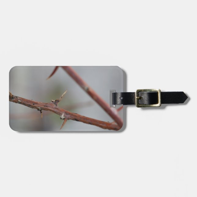 Thorns Luggage Tag (Front Horizontal)