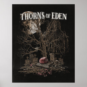 Thorns of Eden - Gothic Streetwear Design Poster