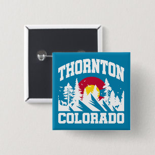 Thornton,Colorado 15 Cm Square Badge