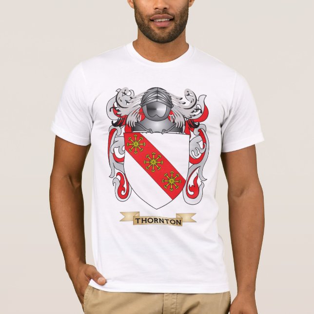 Thornton Family Crest (Coat of Arms) T-Shirt (Front)