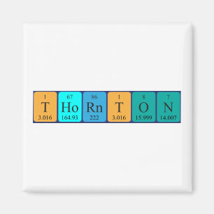 Thornton periodic table name magnet