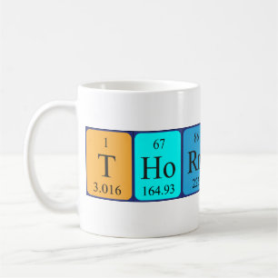 Thornton periodic table name mug