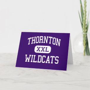 Thornton - Wildcats - High - Harvey Illinois Card