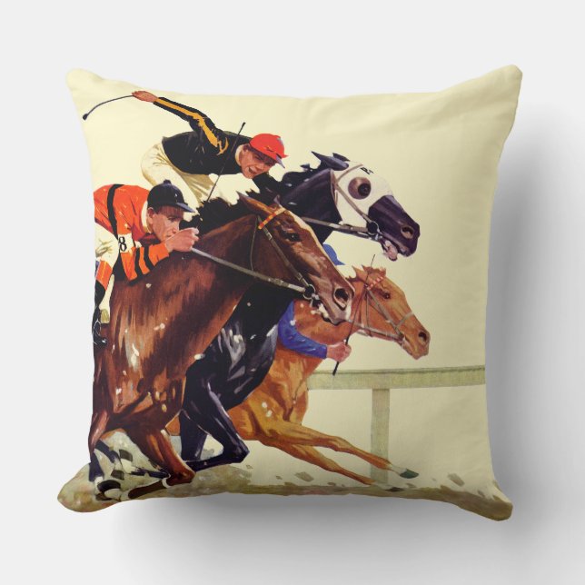 Thoroughbred Race Cushion (Front)