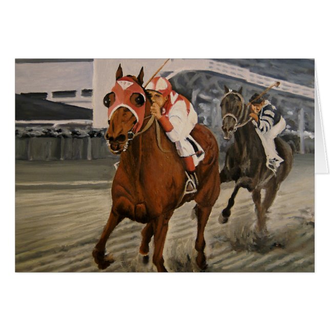 Thoroughbred Race Horse Wins (Front Horizontal)