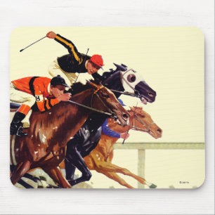 Thoroughbred Race Mouse Pad