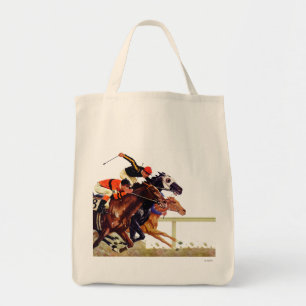 Thoroughbred Race Tote Bag
