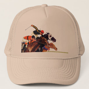 Thoroughbred Race Trucker Hat