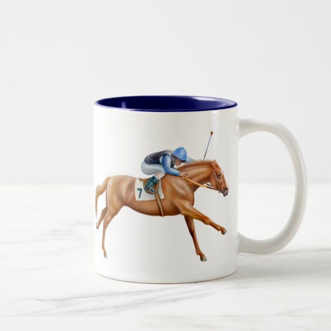 Thoroughbred Racehorse Mug (Right)