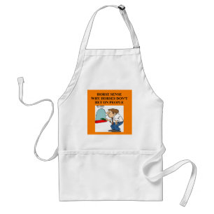 thoroughbred racing lovers standard apron