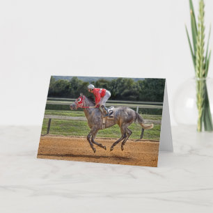 Thoroughbred "To The Winners Circle" Card
