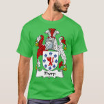 Thorp Coat of Arms Family Crest  T-Shirt<br><div class="desc">Thorp Coat of Arms Family Crest  .Check out our family t shirt selection for the very best in unique or custom,  handmade pieces from our shops.</div>