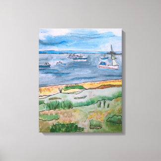 Thorpe bay Seascape Canvas Print