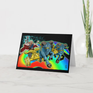 Thor's Chariot - Greeting Card