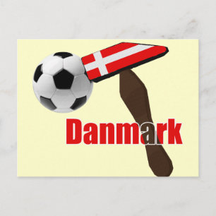 Thors Hammer Danmark Dynamite Fodbold 2014 Postcard