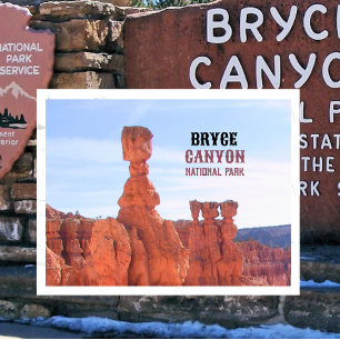 Thor's Hammer Hoodoo Bryce Canyon National Park Postcard