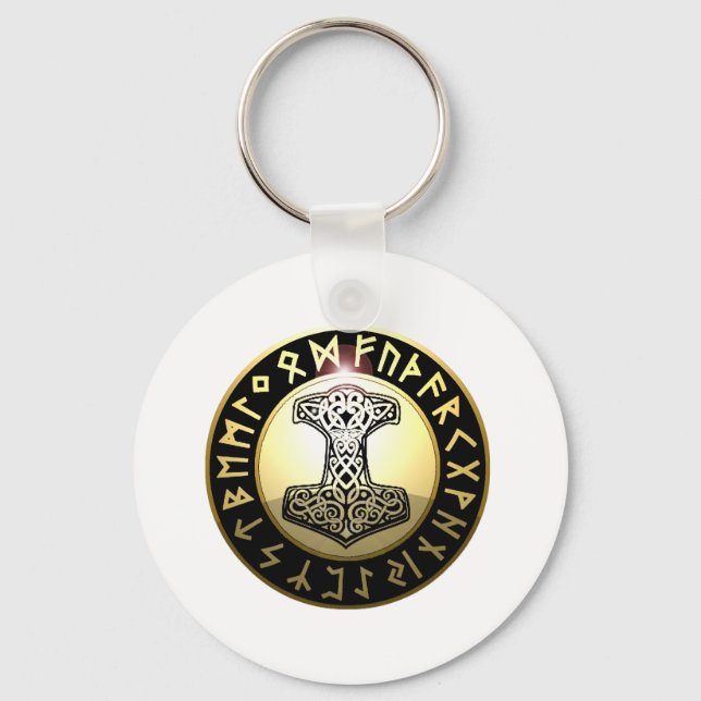 Thor's Hammer Key Ring (Front)
