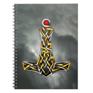 Thor's Hammer Spiral Notebook