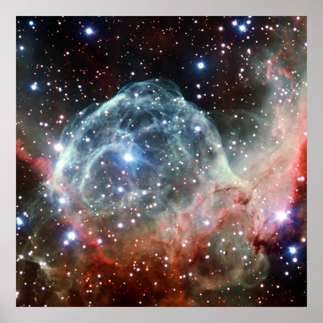 Thor's Helmet Nebula Space Poster (Front)