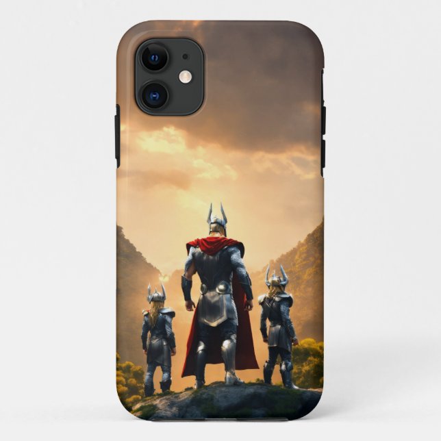 Thor's Protection: Explore Our Heroic Mobile Cover (Back)