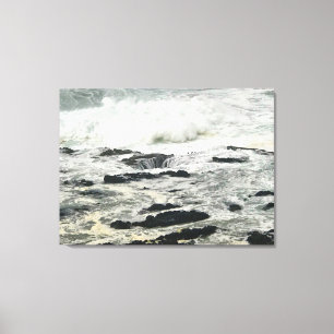 Thor's Well, Cape Perpetua, Oregon Coast Canvas Print