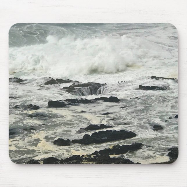 Thor's Well, Cape Perpetua, Oregon Coast Mouse Pad (Front)